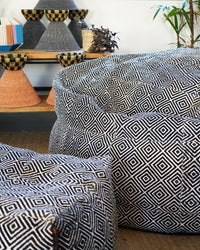 Limited Edition - Big BoriBori Bean Bag AshantiDesign Flatpack Black Diamond