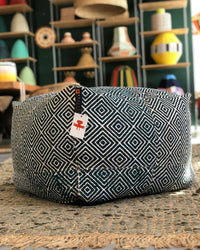 Screen Printed - Mini Ejoro AshantiDesign Flatpack Diamond - Black 